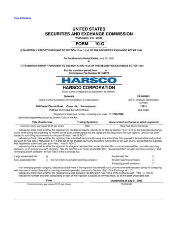 Thumbnail Enviri Corporation 10-Q Quarterly Report FY2020 