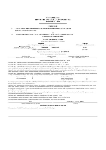 Thumbnail Enviri Corporation 10-K Annual Report 2022