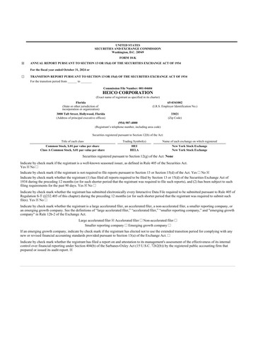 Thumbnail HEICO 10-K Annual Report 2024