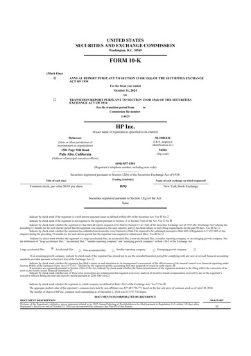 Thumbnail HP 10-K Annual Report 2024