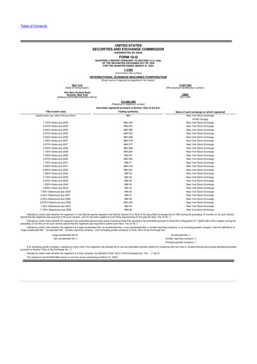 Thumbnail IBM 10-Q Quarterly Report FY2024 