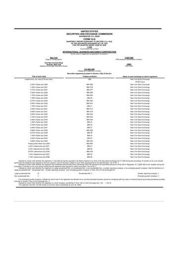 Thumbnail IBM 10-Q Quarterly Report FY2026 