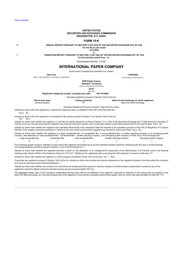 Thumbnail International Paper
 10-K Annual Report 2023