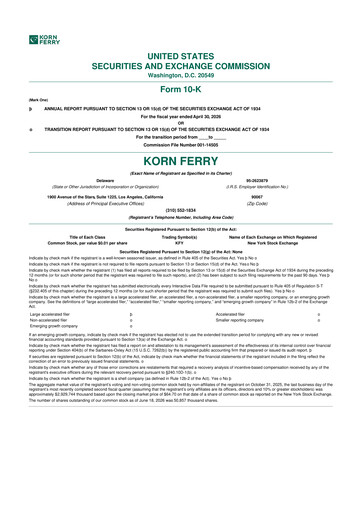 Thumbnail Korn Ferry
 10-K Annual Report 2026