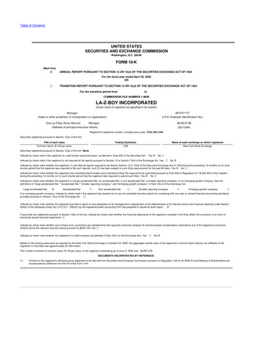 Thumbnail La-Z-Boy
 10-K Annual Report 2026