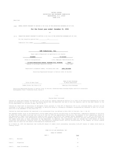 Thumbnail LSB Industries 10-K Annual Report 