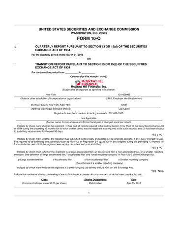 Thumbnail S&P Global 10-Q Quarterly Report FY2016 