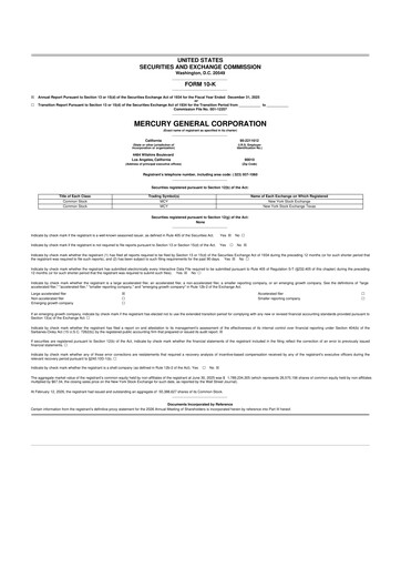 Thumbnail Mercury General
 10-K Annual Report 2025