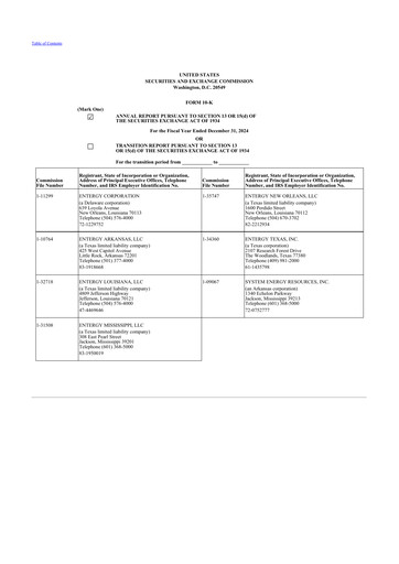 Thumbnail Entergy 10-K Annual Report 2024