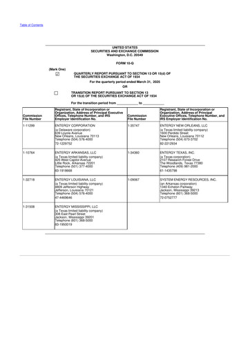 Thumbnail Entergy 10-Q Quarterly Report FY2025 