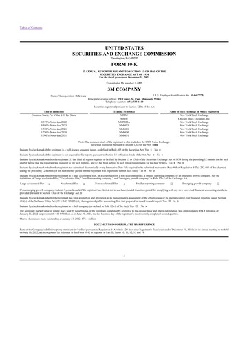 Thumbnail 3M 10-K Annual Report 2021