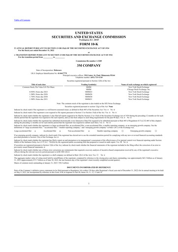 Thumbnail 3M 10-K Annual Report 2022