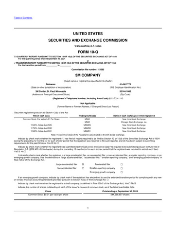 Thumbnail 3M 10-Q Quarterly Report FY2024 