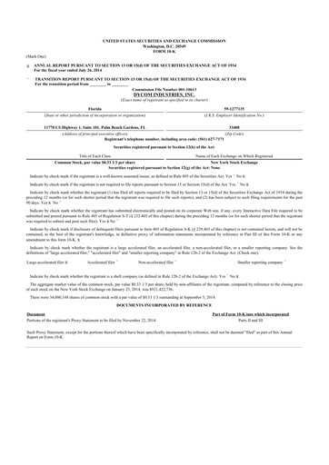 Thumbnail Dycom Industries 10-K Annual Report 2014