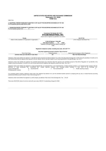 Thumbnail Dycom Industries 10-Q Quarterly Report FY2023 
