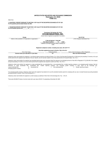 Thumbnail Dycom Industries 10-Q Quarterly Report FY2024 