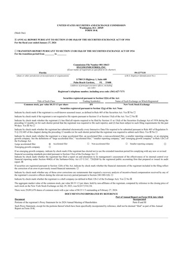 Thumbnail Dycom Industries 10-K Annual Report 