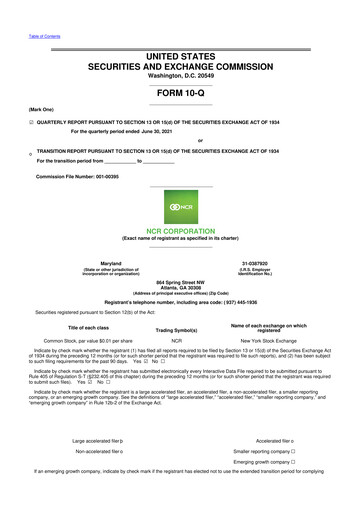 Thumbnail NCR Voyix Corporation 10-Q Quarterly Report FY2020 