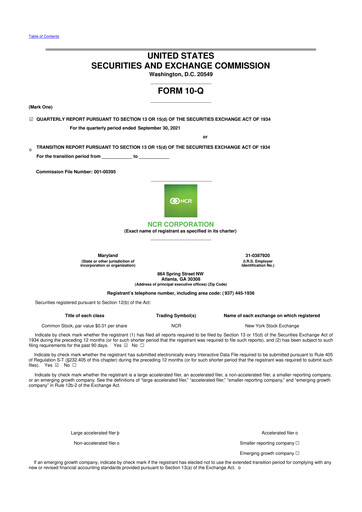 Thumbnail NCR Voyix Corporation 10-Q Quarterly Report FY2020 