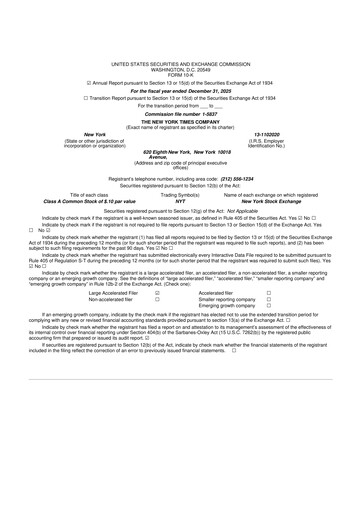 Thumbnail New York Times 10-K Annual Report 2025