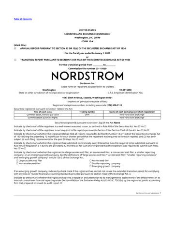 Thumbnail Nordstrom 10-K Annual Report 2024