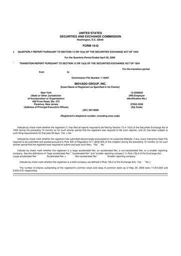 Vorschaubild Movado Group 10-Q Quartalsbericht  