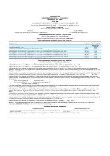 Thumbnail Wells Fargo 10-K Annual Report 2024