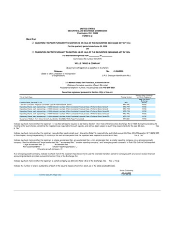 Thumbnail Wells Fargo 10-Q Quarterly Report FY2026 
