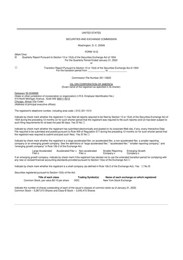 Thumbnail Oil-Dri Corporation Of America
 10-Q Quarterly Report FY2022 