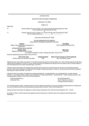 Thumbnail Oil-Dri Corporation Of America
 10-Q Quarterly Report FY2024 