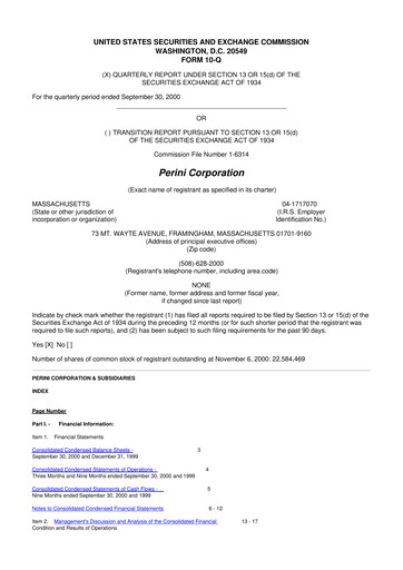Vorschaubild Tutor Perini Corporation
 10-Q Quartalsbericht  