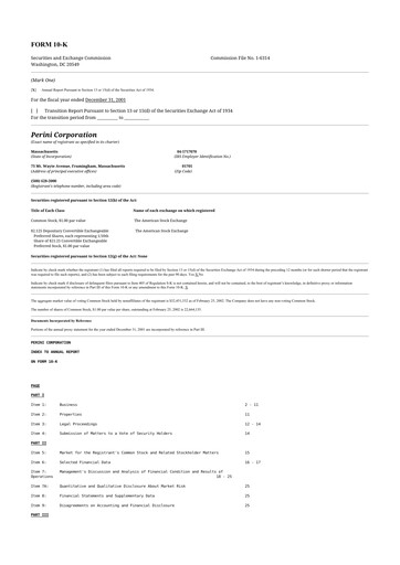 Thumbnail Tutor Perini Corporation
 10-K Annual Report 