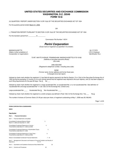 Vorschaubild Tutor Perini Corporation
 10-Q Quartalsbericht  