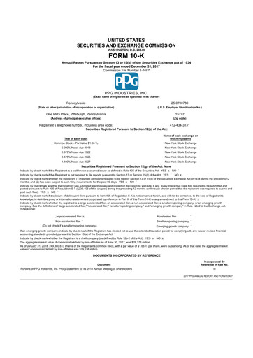 Thumbnail PPG Industries
 10-K Annual Report 2017