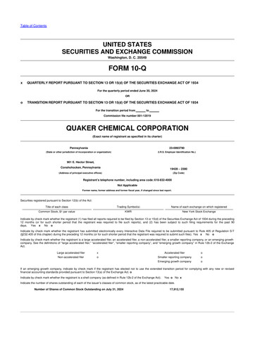 Thumbnail Quaker Houghton 10-Q Quarterly Report FY2024 