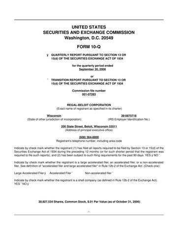 Thumbnail Regal Rexnord 10-Q Quarterly Report FY 