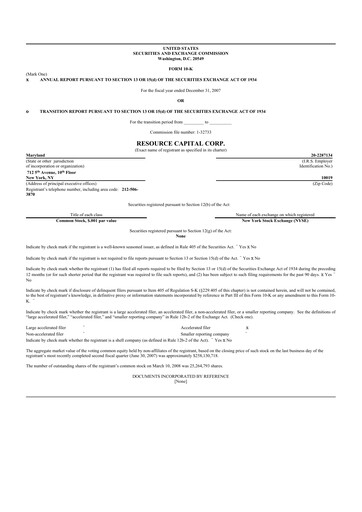 Thumbnail ACRES Commercial Realty 10-K Annual Report 