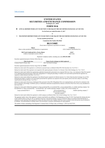 Thumbnail RLI Corp.
 10-K Annual Report 2017