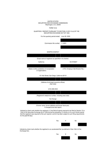 Vorschaubild Sempra 10-Q Quartalsbericht  