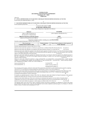 Thumbnail Seaboard Corporation 10-K Annual Report 2023