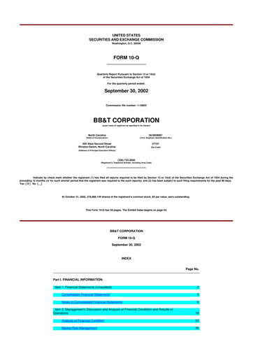 Thumbnail Truist Financial Corporation 10-Q Quarterly Report FY 