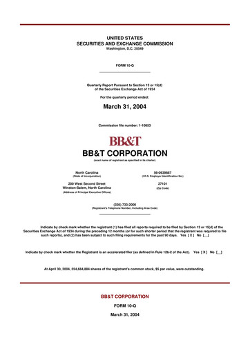 Thumbnail Truist Financial Corporation 10-Q Quarterly Report FY 