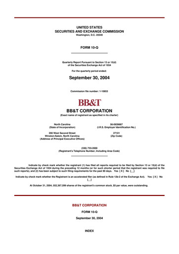 Thumbnail Truist Financial Corporation 10-Q Quarterly Report FY 