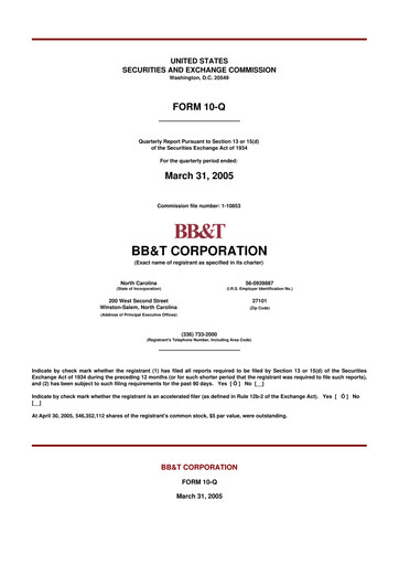 Thumbnail Truist Financial Corporation 10-Q Quarterly Report FY 