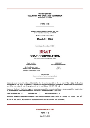 Thumbnail Truist Financial Corporation 10-Q Quarterly Report FY 