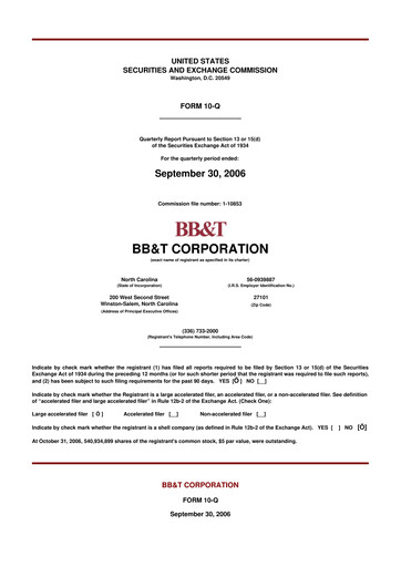 Thumbnail Truist Financial Corporation 10-Q Quarterly Report FY 