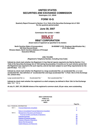 Thumbnail Truist Financial Corporation 10-Q Quarterly Report FY 