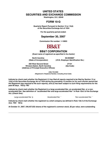 Thumbnail Truist Financial Corporation 10-Q Quarterly Report FY 