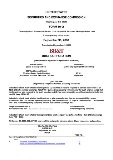 Thumbnail Truist Financial Corporation 10-Q Quarterly Report FY 
