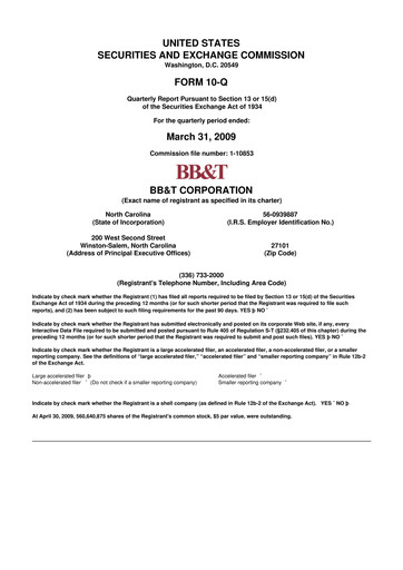 Thumbnail Truist Financial Corporation 10-Q Quarterly Report FY 